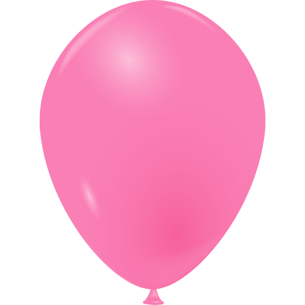 Ballon rose bonbon opaque