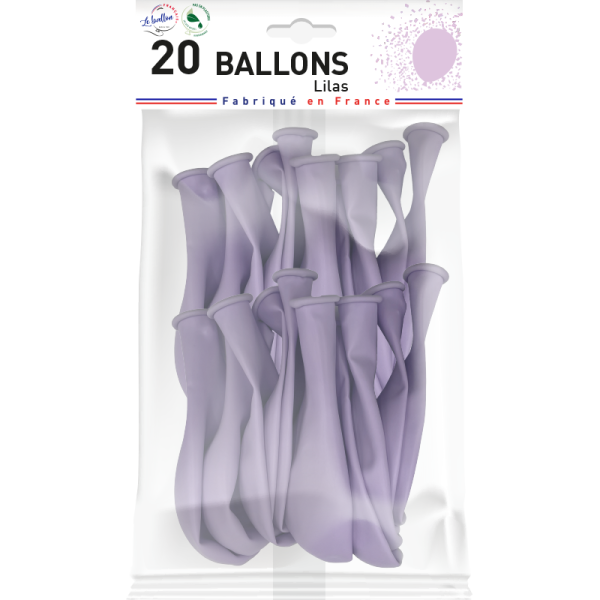 Ballon lilas opaque – Image 3
