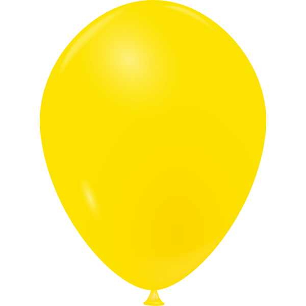 Ballon jaune opaque