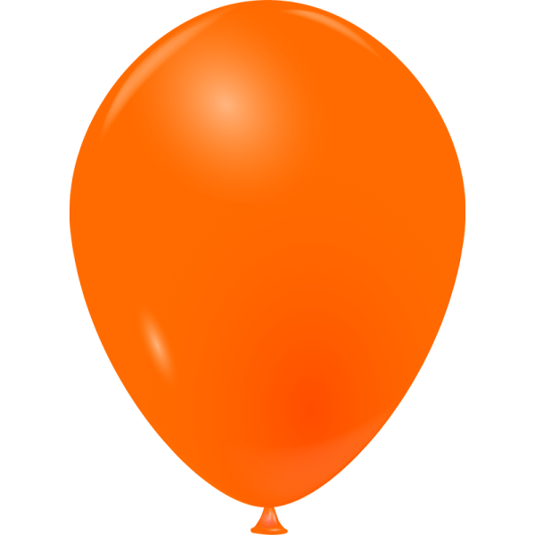 Ballon orange opaque