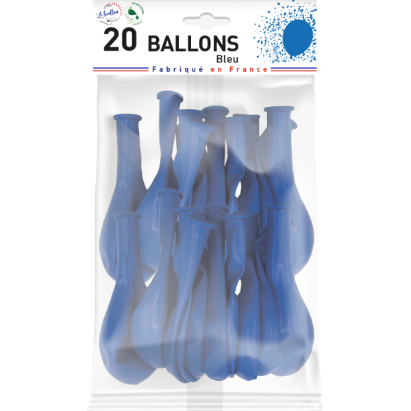Ballon bleu opaque – Image 3