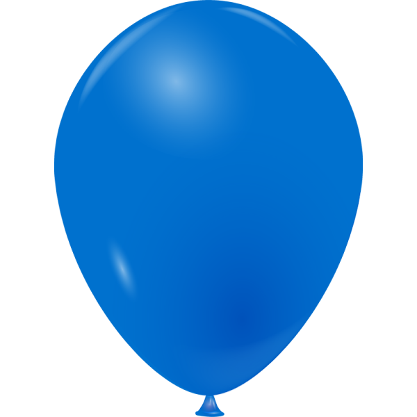 Ballon bleu opaque