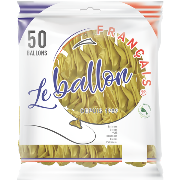 Ballon jaune nacré – Image 4