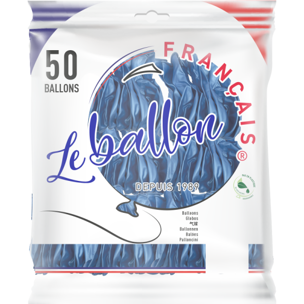 Ballon bleu pâle nacré – Image 4