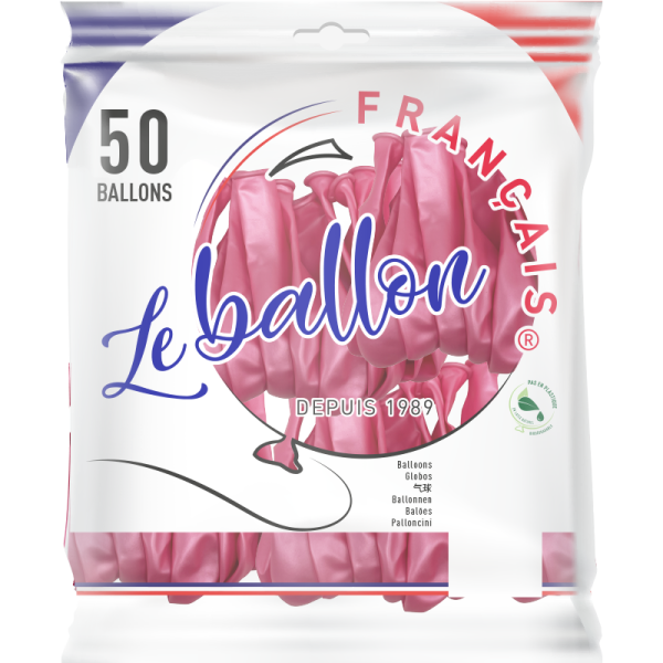Ballon rose nacré – Image 4