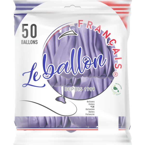 Ballon lilas nacré – Image 4