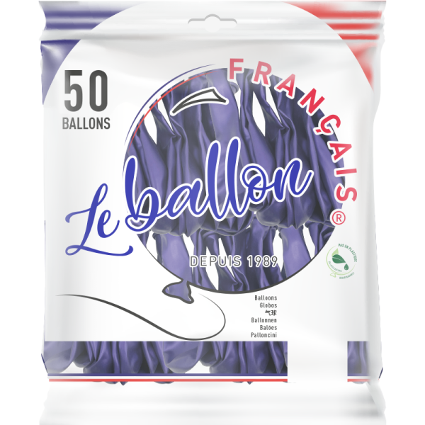 Ballon violet nacré – Image 4