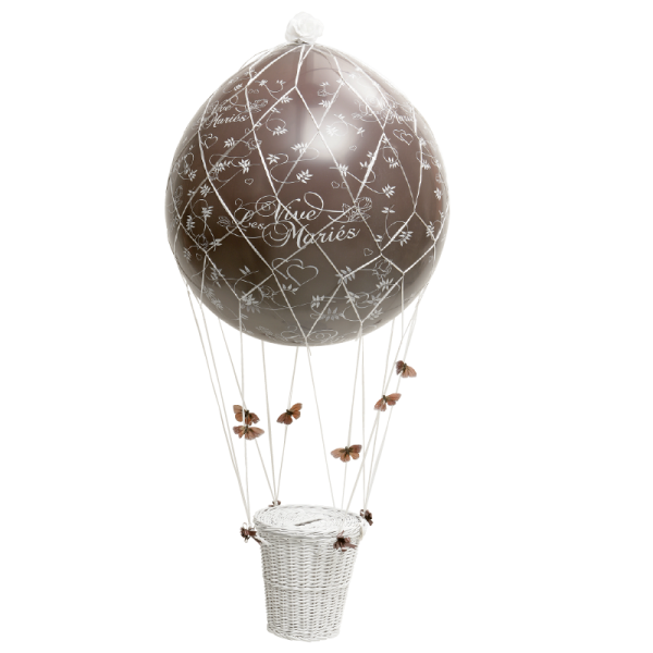 Montgolfière à cadeaux