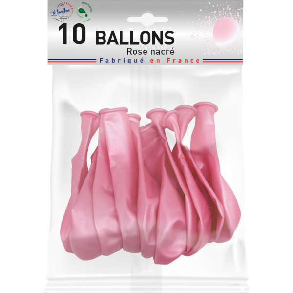 Ballon rose nacré – Image 2