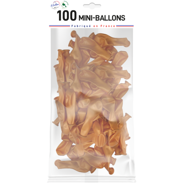 Mini-ballon mandarine nacré – Image 2