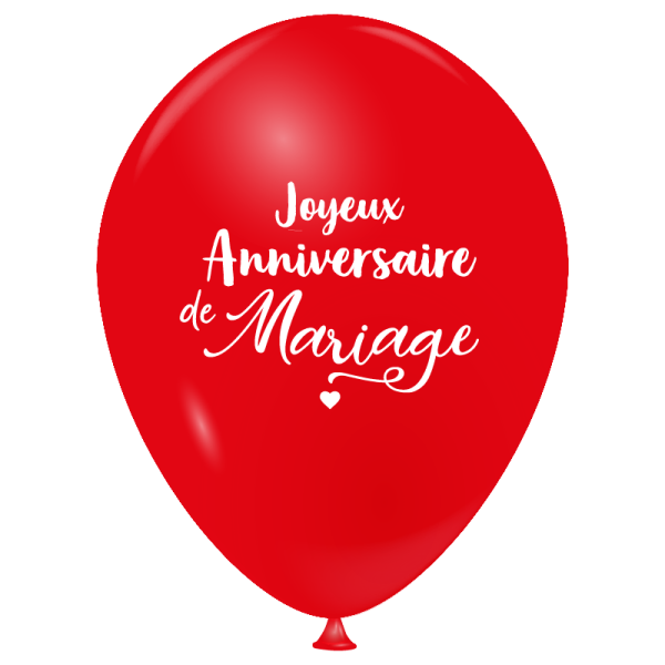 Ballon anniversaire de mariage