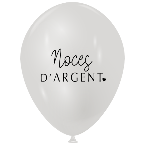 Ballon noces d'argent