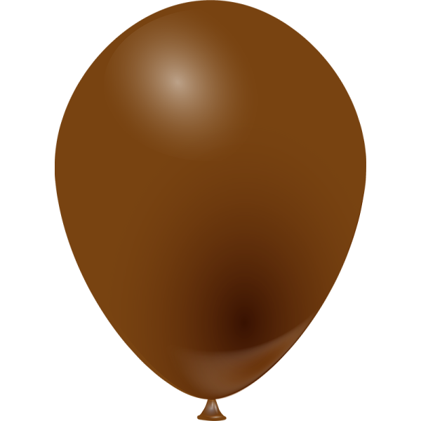Ballon chocolat opaque