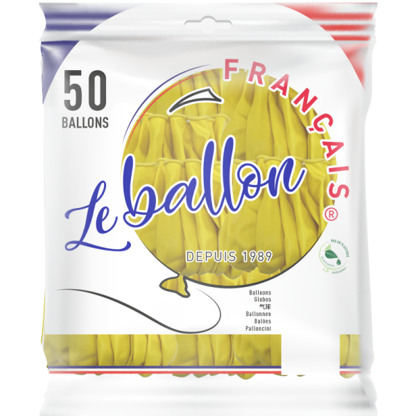 Ballon jaune opaque – Image 4