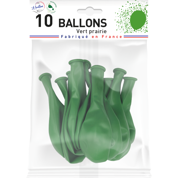 Ballon vert prairie opaque – Image 2