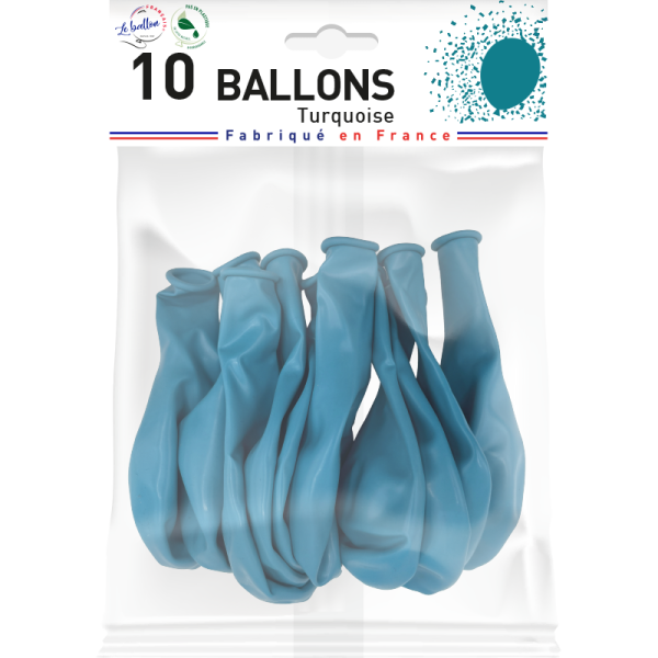 Ballon turquoise opaque – Image 2