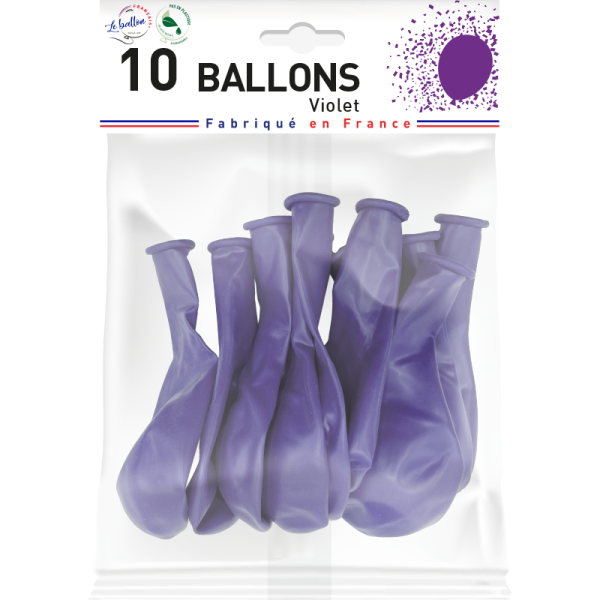 Ballon violet opaque – Image 2