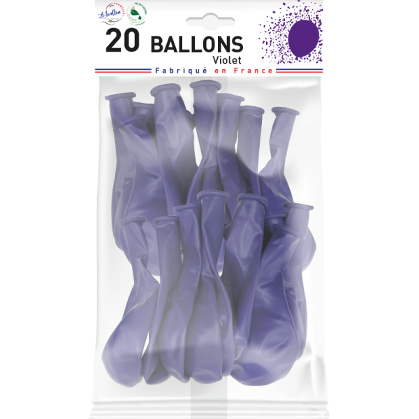 Ballon violet opaque – Image 3