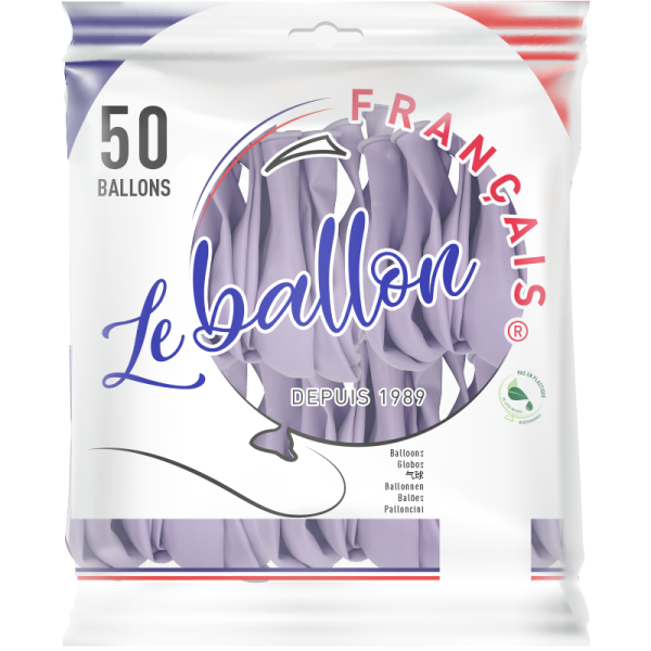 Ballon lilas opaque – Image 4