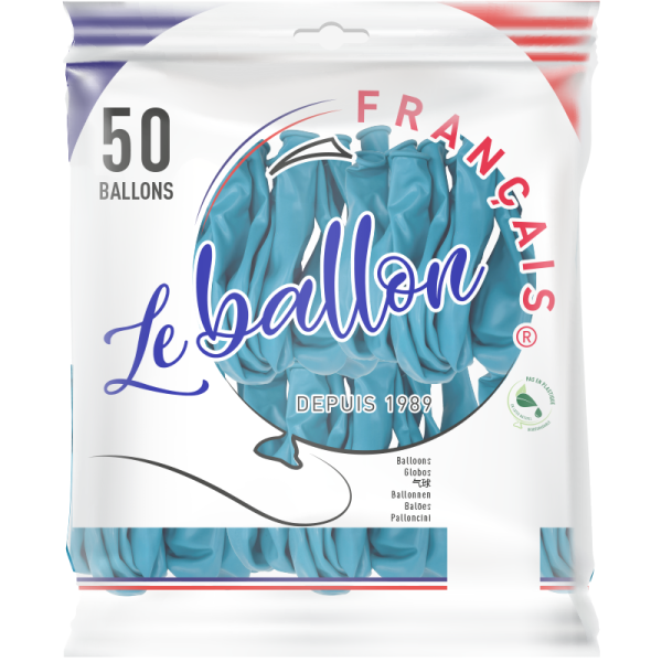 Ballon turquoise opaque – Image 4