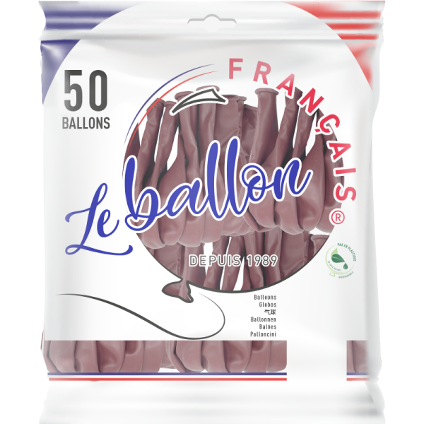 Ballon bourgogne opaque – Image 4