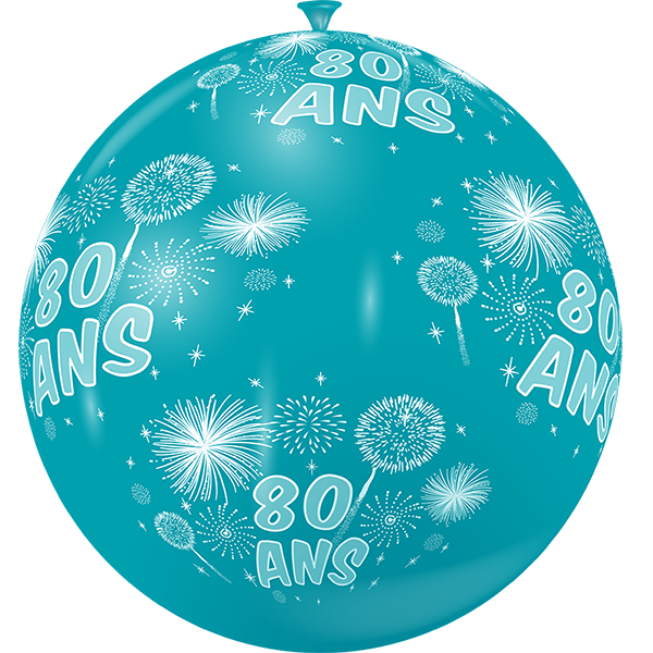 Featured image for “Ballon géant feux d'artifice 80 ans”