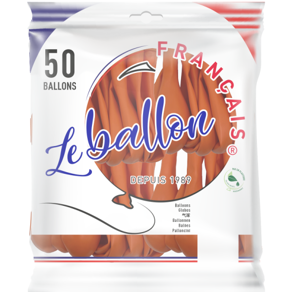 Ballon orange nacré – Image 4