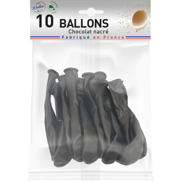 Ballon chocolat nacré – Image 2
