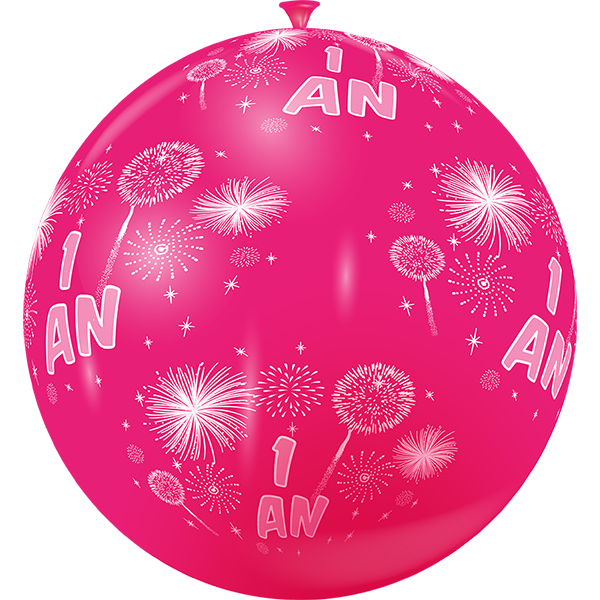 Featured image for “Ballon géant feux d'artifice 1 an”