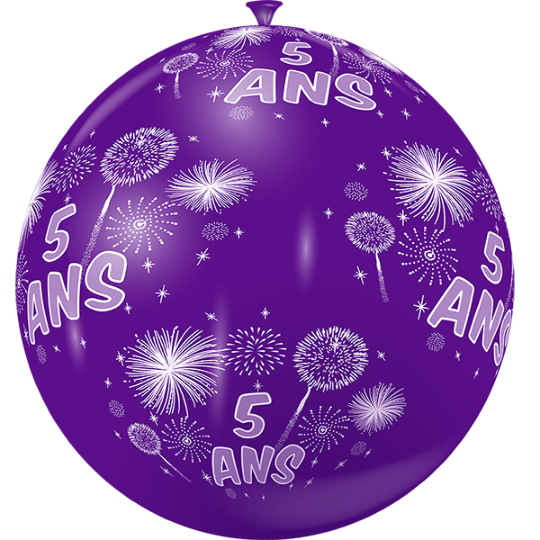 Featured image for “Ballon géant feux d'artifice 5 ans”