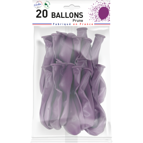 Ballon prune opaque – Image 3