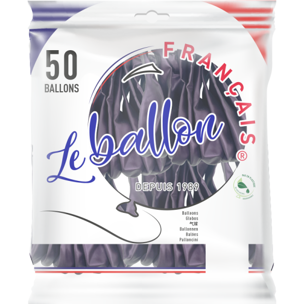 Ballon prune nacré – Image 4