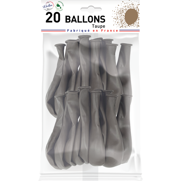 Ballon taupe opaque – Image 3