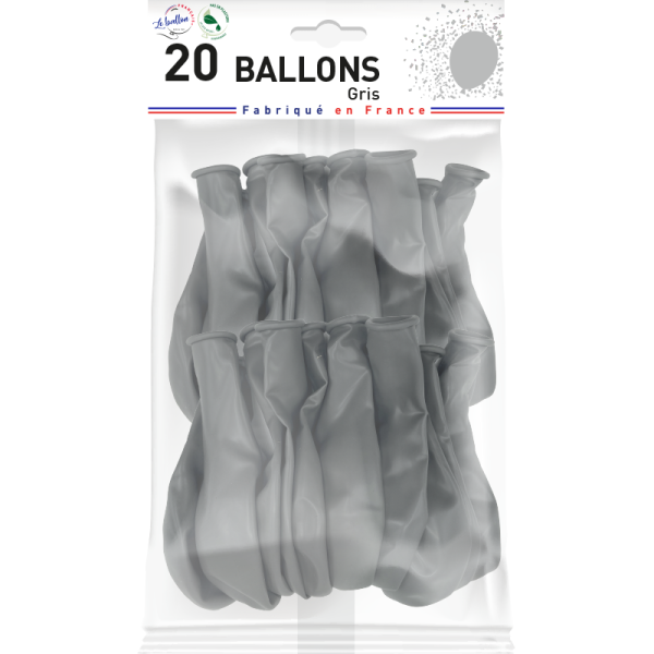 Ballon gris opaque – Image 3