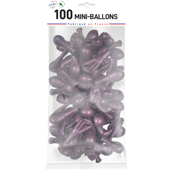 Mini-ballon prune nacré – Image 3