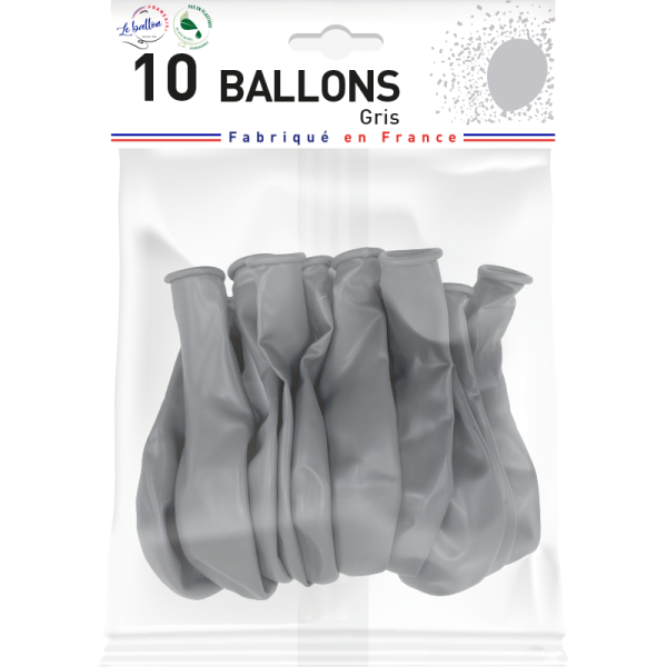 Ballon gris opaque – Image 2