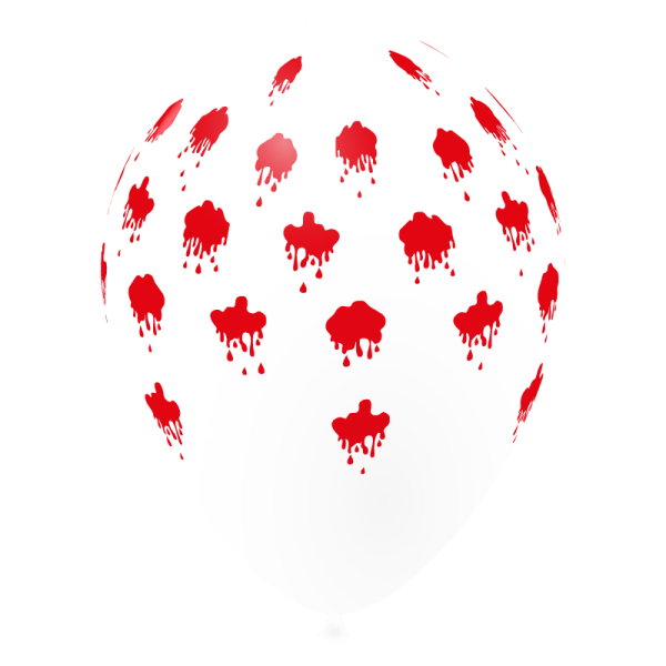 Ballon gouttes de sang