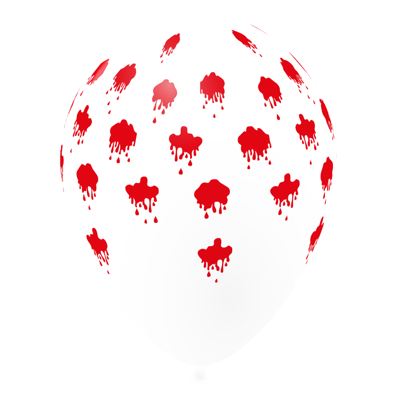 Featured image for “Ballon gouttes de sang”