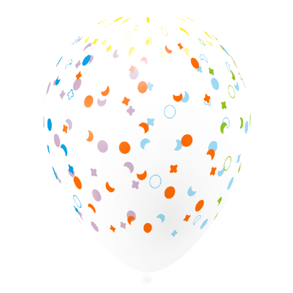Ballon confettis