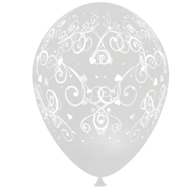 Ballon cristal arabesques