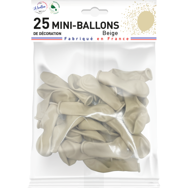 Mini-ballon beige opaque – Image 2