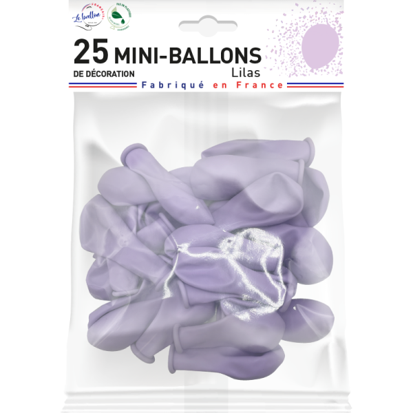 Mini-ballon lilas opaque – Image 2
