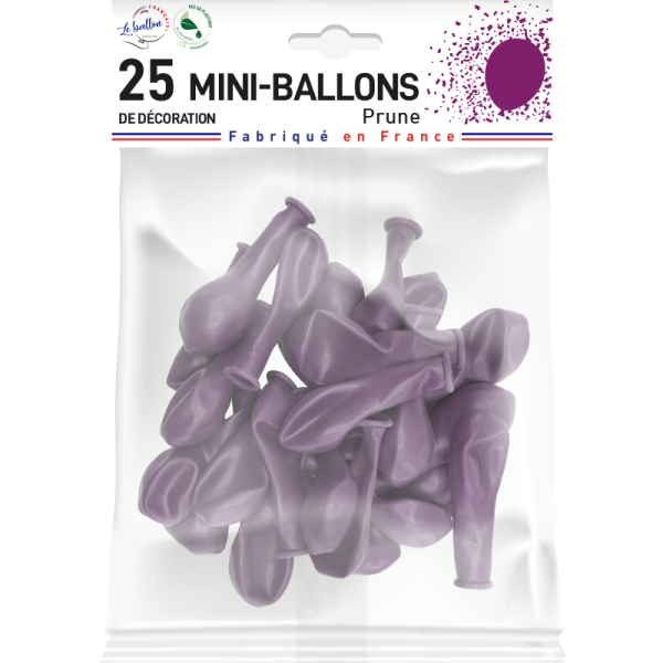 Mini-ballon prune opaque – Image 2