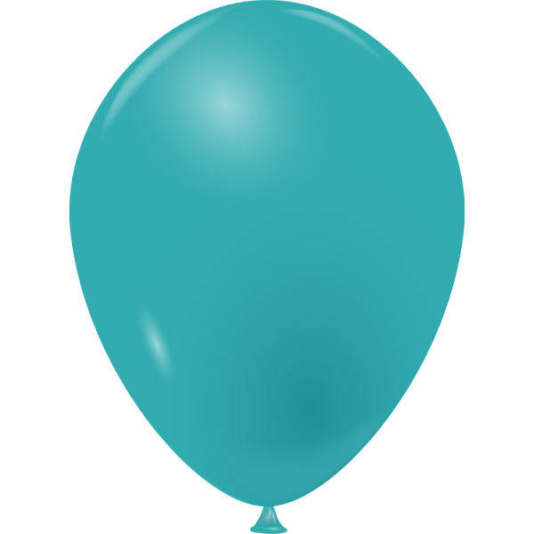 Mini-ballon turquoise opaque