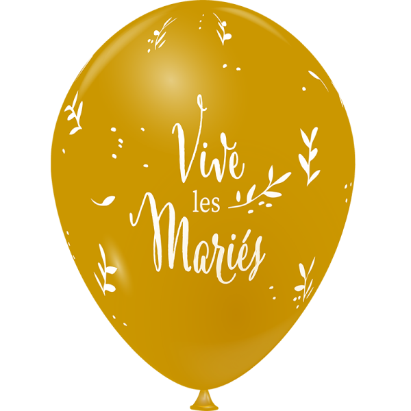 Ballon vive les mariés