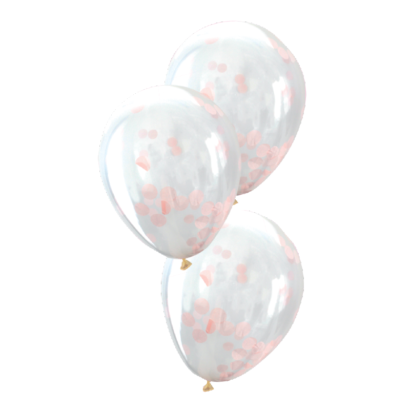 Featured image for “Ballon confettis rose pâle”