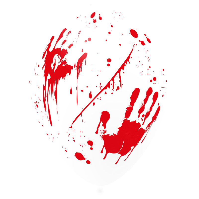 Featured image for “Ballon mains ensanglantées”