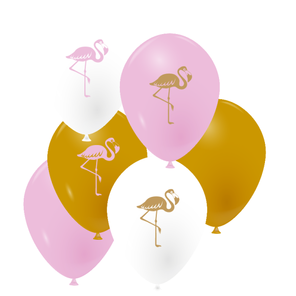 Ballons flamant rose