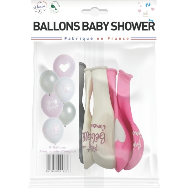 Ballons baby shower fille – Image 2
