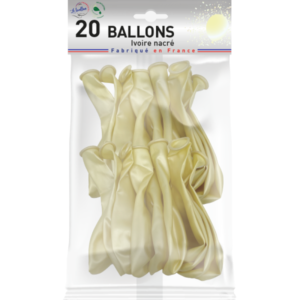 Ballon ivoire nacré – Image 3